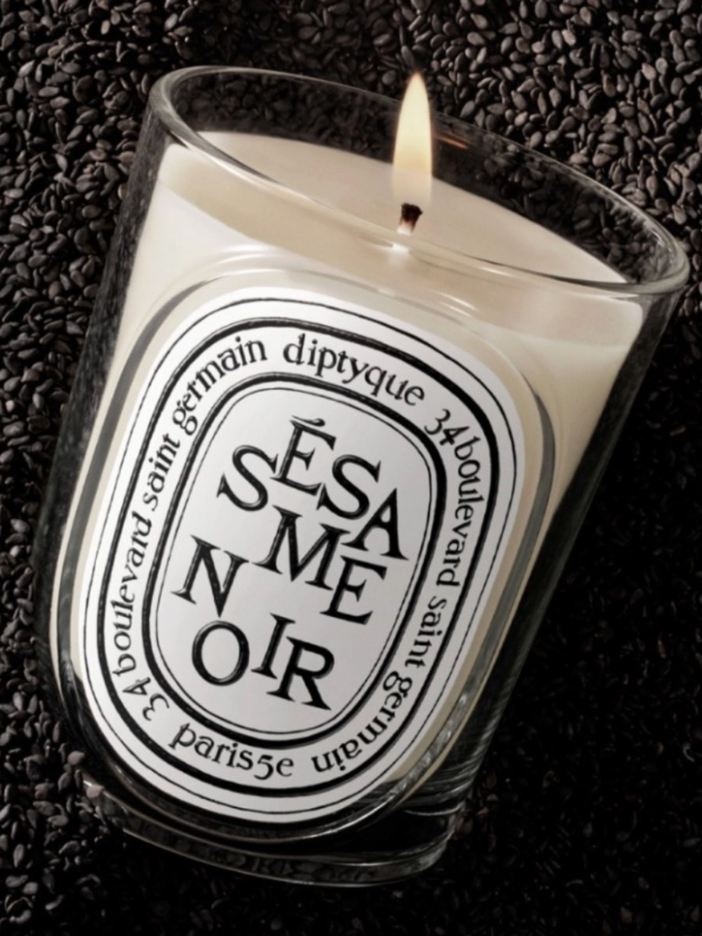 Diptyque Paris Sesame Noir (Black Sesame) Candle 35g RARE